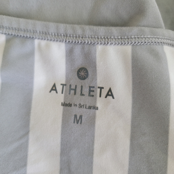 Athleta Ocean Stripe Chi Muscle Tank - Picture 5 of 7